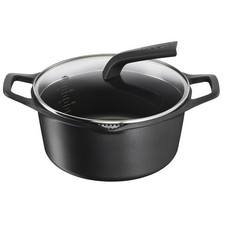 Casserole avec Couvercle Tefal E2494644 Noir Ø 24 cm