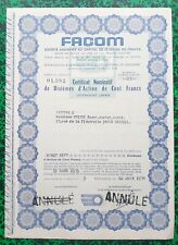 Dept 91 - Morangis Rue Gustave Eiffel - very famous tooling stone FACOM 1974