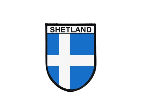 Ecusson patch drapeau - drapeau, shetland