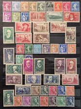 TRÈS BELLE COLLECTION DE TIMBRES FRANÇAIS DE 1936 À 1988 NEUFS** À 95%