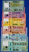 Lebanon Full Set - 1000 2000 5000 20000 50000 100000 LIVRES (2014-2022)  P90-95