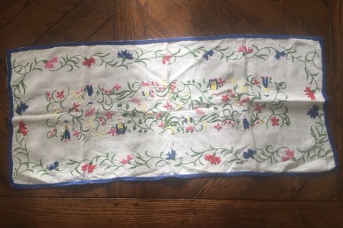 Beau ancien nappe napperon - beau, nappe/napperon