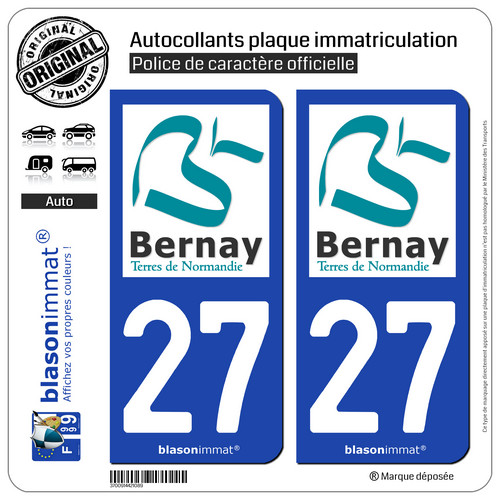 Stickers autocollant plaque - 2,
