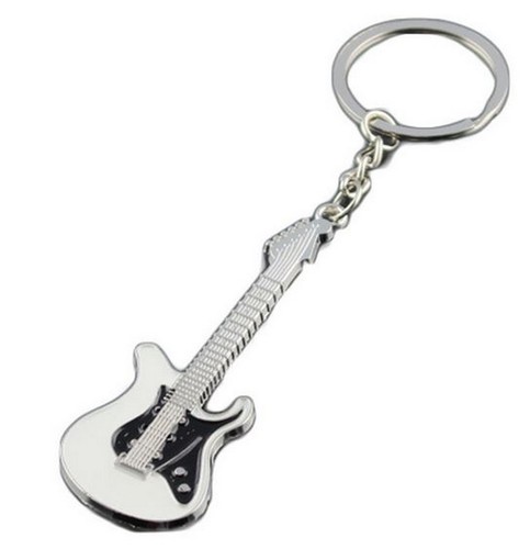 Silver steel electric guitar - steel,