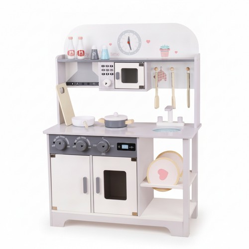 Cuisine jouet blanche grise - cuisine,