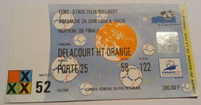 8e FRANCE PARAGUAY Ticket