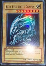 Yu-Gi-Oh Blue Eyes White Dragon 1st Edition Near Mint SDK-001 Kaiba Starter Deck
