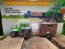 VINTAGE FARM: AGRICULTURAL TRACTOR + VAN new sealed blister box