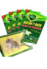 Piège à Souris et Rats Plaques Collantes  Grand Format Attrape 5 pièces