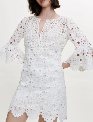 Maje women white cotton - white,
