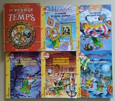 Lot de 6 Livres Géronimo Stilton Voyage Dans Le Temps