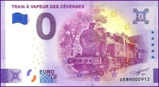 TRAIN A VAPEUR DES CEVENNES / BILLET 0 € / NULL EURO-SCHEIN / UEBH 2022-2