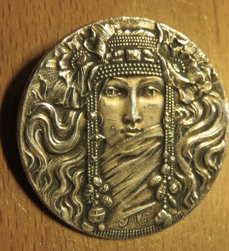 Broche art nouveau - art,