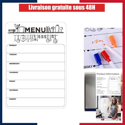 Tableau blanc magnétique - , a4