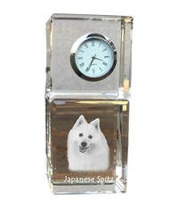 Spitz japonais horloge en