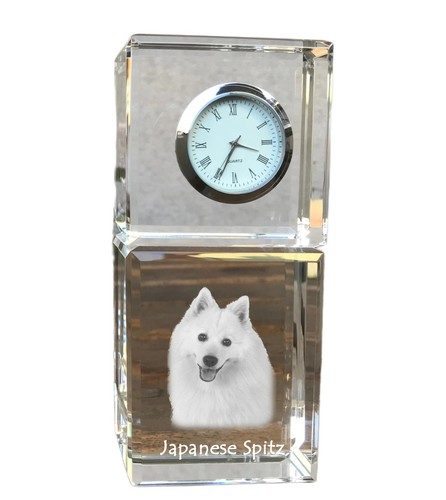 Spitz japonais horloge - , en