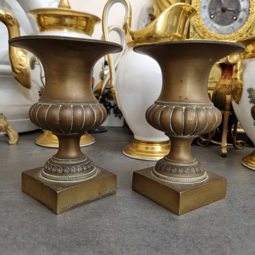Vases médicis bronze - vases,