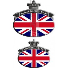Set. 2 Autocollants Union Jack