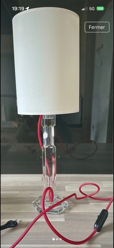 Baccarat lampe cristal abysse - lampe,