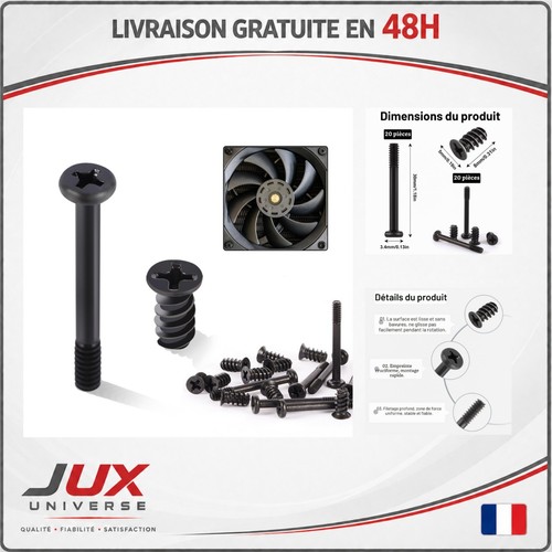 Vis ventilateur boîtier pc - 40,