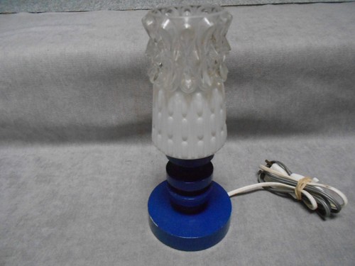 Lampe vintage bois pied - ,