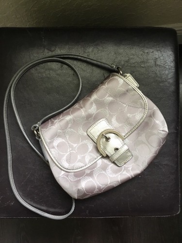Coach signature silver - c,