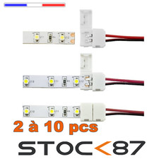 869# 2 à 10pcs  connecteur strip LED 3528 ou 2835 sans soudure ruban/fil - ruban