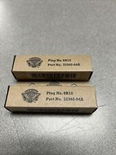 Pair of Harley-Davidson OEM Spark Plugs 6R12 Part # 32362-04A TWIN CAM