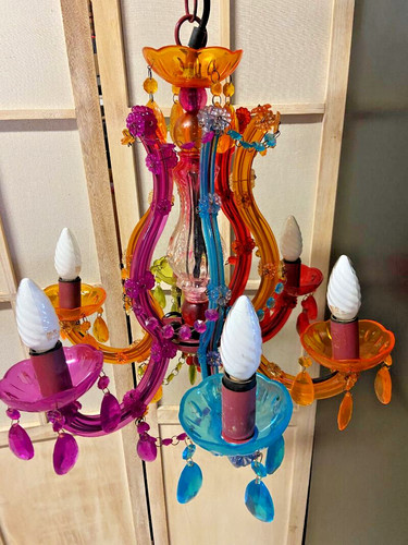 Lustre plafonnier arlequin - plafonnier,