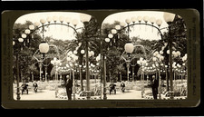 Allemagne, Berlin, Jardin de Kroll, ca.1900, stéréo  tirage d'époque  1