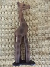 Décoration Girafe en bois 35 cm