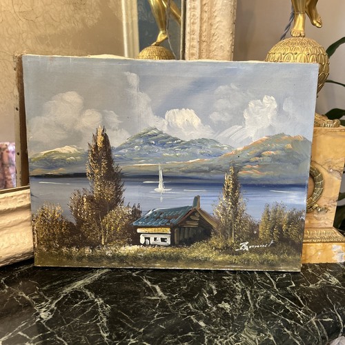 Tableau huile sur toile - tableau,