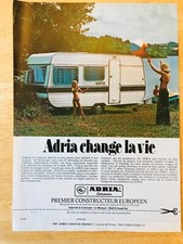 ADRIA CHANGE LA VIE CARAVAN POSTER ADVERT READY FRAME A4 SIZE # F