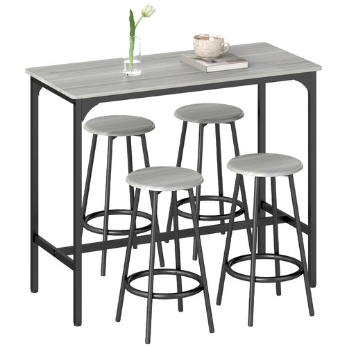 Homcom ensemble table haute - ensemble,