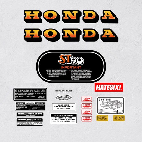 Sticker decal honda - sticker, st90