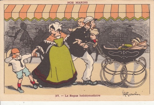 Carte postale humoristique - carte,