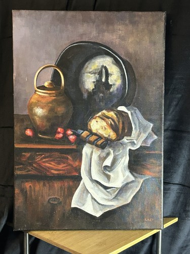 Huile sur toile nature - , morte
