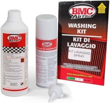 BMC CAR MOTORCYCLE OIL SPRAY AIR FILTER CLEANING KIT + WA200-500 CLEANER