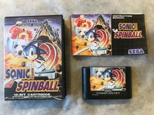 JEU SEGA MEGADRIVE SONIC SPINBALL  EN BOITE NOTICE TESTE