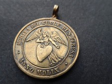 MEDAILLE SAINTE THERESE D AVILA ANGE  LA BLESSURE D AMOUR FERITA Du Coeur  1882