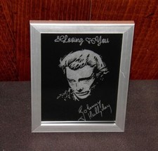 Cadre en verre gravé à la