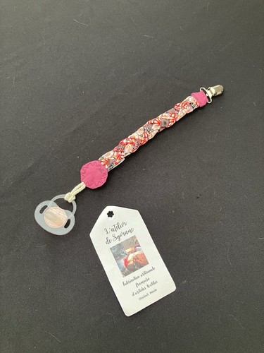 Attache tétine coton - en,