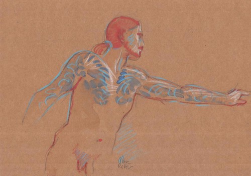 Nude dessin original - dessin,