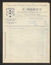 TOURS (37) ACCOUNTING WORKS / ACCOUNTING "F. MORICE" in 1930
