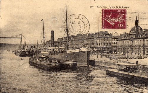 Rouen quai bourse - rouen,