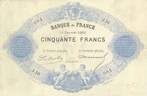 069 francs type 1868 - 069),