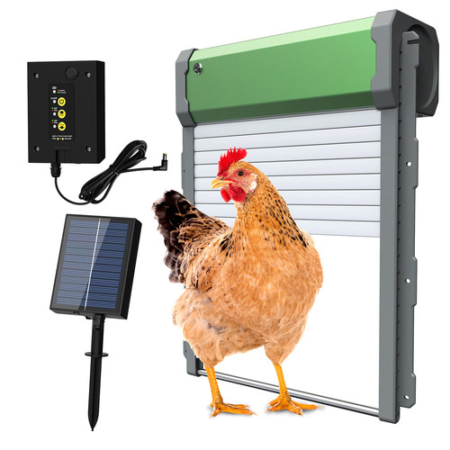 Porte poulailler solaire 4 - solaire,,