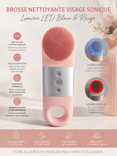 Brosse nettoyante visage - nettoyante,