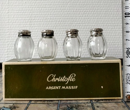 Christofle lot salerons - christofle,