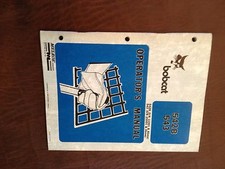 BOBCAT 542 543 SKIDSTEER OPERATION MAINTENANCE OPERATOR'S MANUAL BOOK